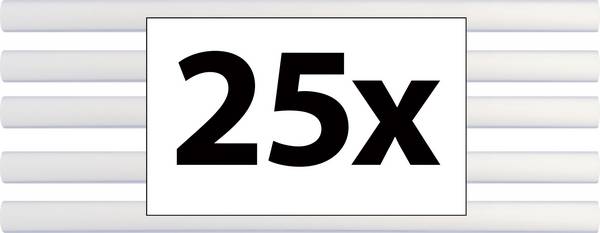 <br>  TOOLCRAFT<br>  TC-11200X25T<br>  lepicí tyčinky Ø 11 mm x (L) 200 mm;transparentní500 g;25 ks