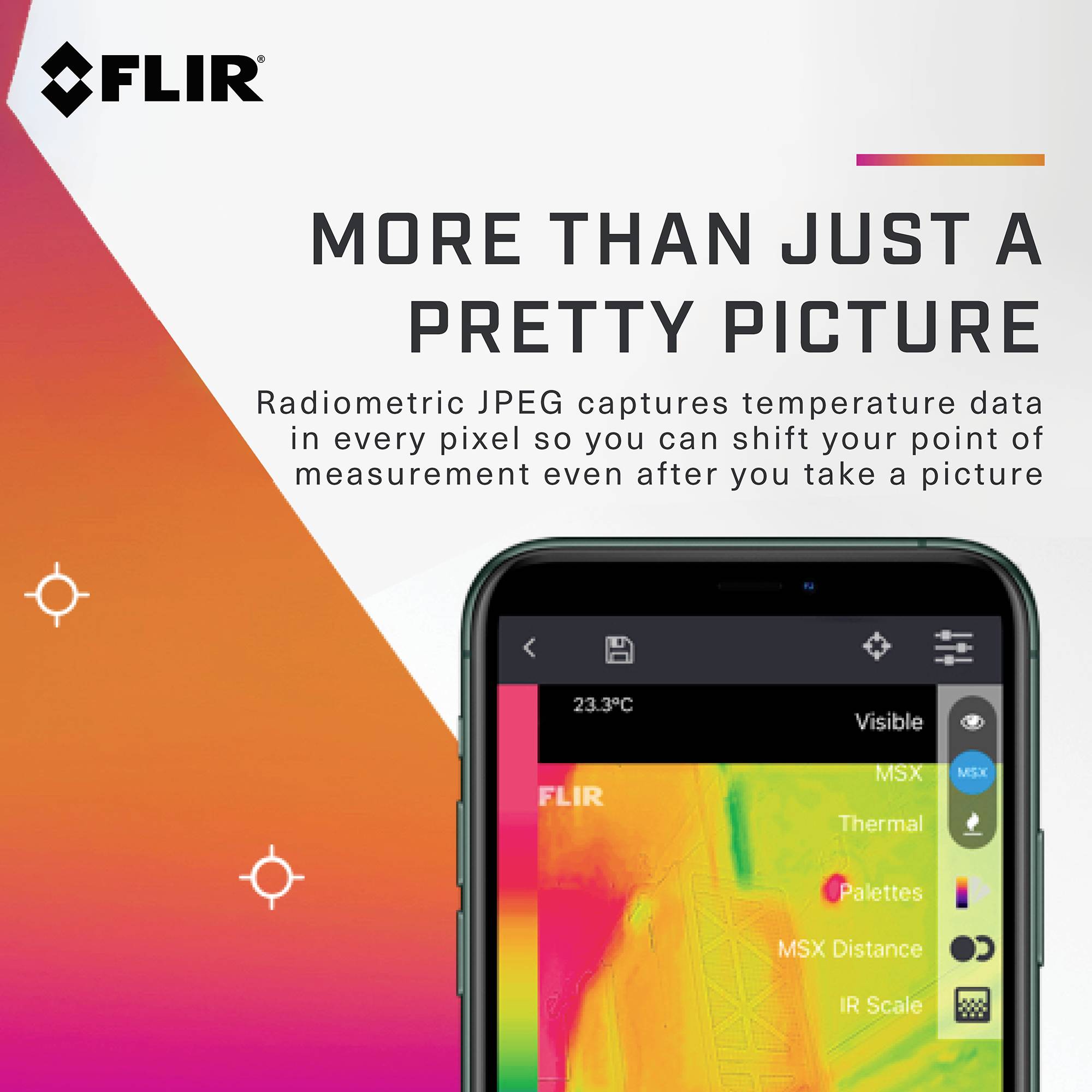 FLIR One Pro iOS termokamera pro mobilní telefony, -20 do +400 °C, 160 x 120 Pixel, 8.7 Hz, 435-0006-03-SP-3