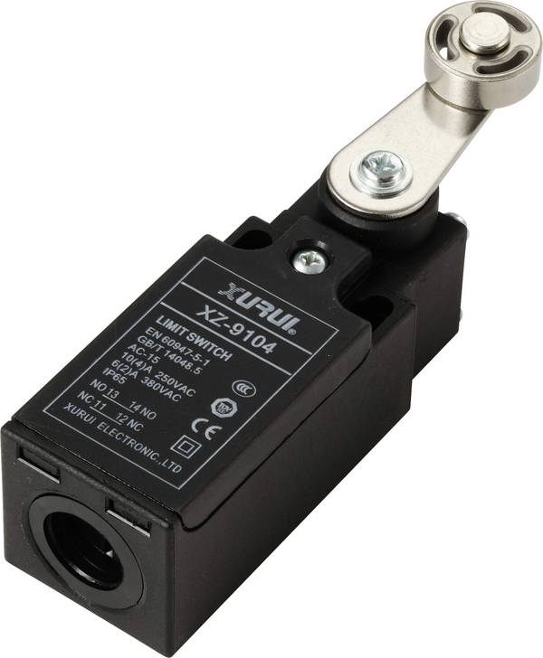 Koncový spínač XZ-9/104, 250 V AC / 10 A, rotující otočná páčka bez aretace, IP65, 1 ks
