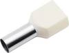 TRU COMPONENTS 1091309 dutinka 10 mm² částečná izolace slonová kost 100 ks