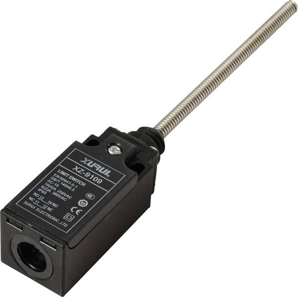 Koncový spínač XZ-9/109, 250 V AC / 10 A, pružná tyč, bez aretace, IP65, 1 ks