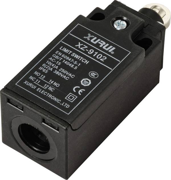 <br>  TRU COMPONENTS<br>  XZ-9/102<br>  koncový spínač<br>  250 V/AC<br>  10 A<br>  kladka<br>  bez aretace<br>  IP65<br>  1 ks<br>
