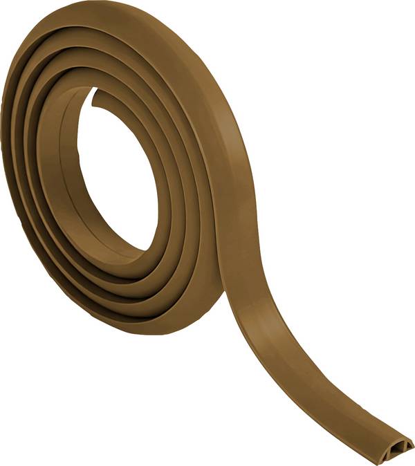 TRU COMPONENTS kabelový můstek 1570429 PVC hnědá Kanálů: 1 1800 mm Množství: 1.8 m