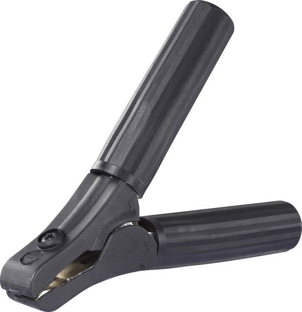 Krokosvorka max. 600 A / 30 V DC Šroub černá TRU COMPONENTS 600A Množství: 1 ks