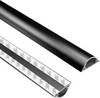 TRU COMPONENTS kabelový můstek 1571661 PVC černá Kanálů: 1 1000 mm Množství: 1 m