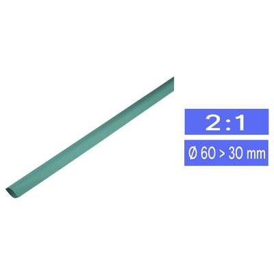 TRU COMPONENTS 1572500 smršťovací bužírka bez lepidla zelená 60 mm 30 mm Poměr smrštění:2:1 metrové zboží-0