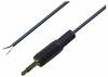 TRU COMPONENTS 1578898 jack konektor 3.5 mm zástrčka, rovná Pólů: 2 mono černá 1 ks