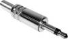 TRU COMPONENTS 1578910 jack konektor 3.5 mm zástrčka, rovná Pólů: 2 mono stříbrná 1 ks