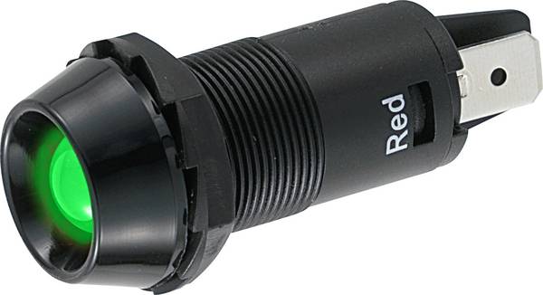 TRU COMPONENTS 1587949 indikační LED zelená 12 V/DC 700 mcd