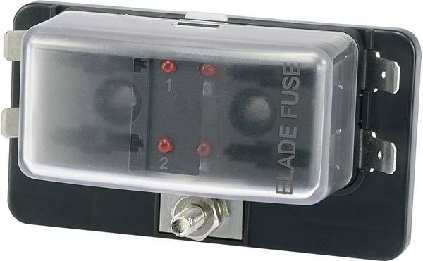 <br> TRU COMPONENTS<br> TC-R3-76-01-3L104<br> pojistkový držák<br> se zobrazením stavu<br> Vhodné pro (pojistky) standardní plochá pojistka<br> 30 A<br> 32 V/DC<br> 1 ks<br> <br>