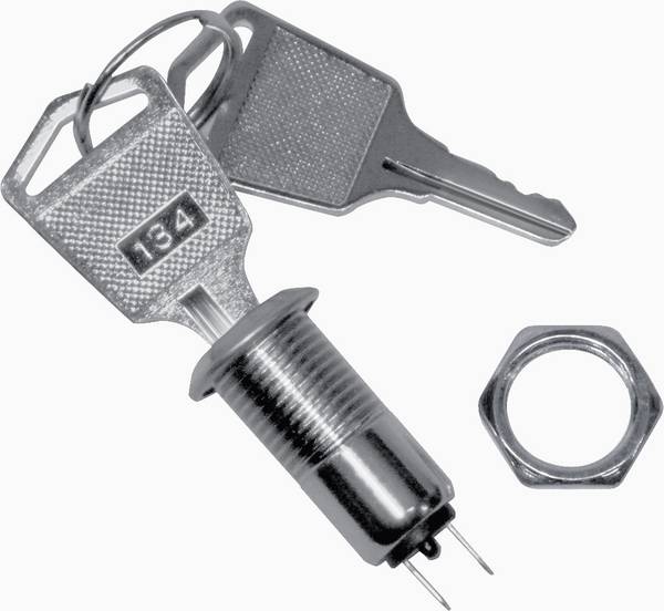 TRU COMPONENTS  TC-MSS02  TC-MSS02  klíčový spínač    1 A  1x zap/vyp      1 ks