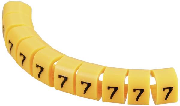<br> TRU COMPONENTS<br> TC-MB2/7203<br> označovací klip na kabely<br> Otisk (Kabelový značkovač) 7<br> Rozsah vnějšího průměru 4 do 5.10 mm<br>