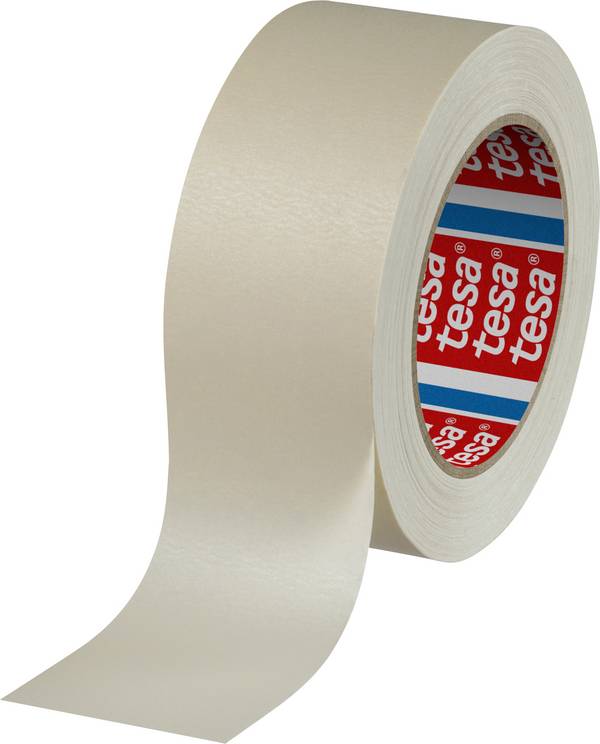 tesa  04316-00016-03 krepová lepicí páska tesakrepp® 4316  světle žlutá (d x š) 50 m x 50 mm 1 ks