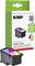 Inkoustová cartridge KMP C98 pro Canon CL-546XL, barevná. Popis zobrazuje obal s obrázkem cartridge a QR kódem, „Vyrobeno v Německu".