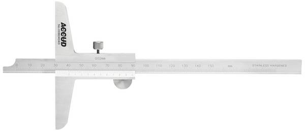 Accud posuvný hloubkoměr 150 mm