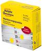 Avery-Zweckform 3852 popisovače etiket Ø 10 mm žlutá 800 ks trvalé papír