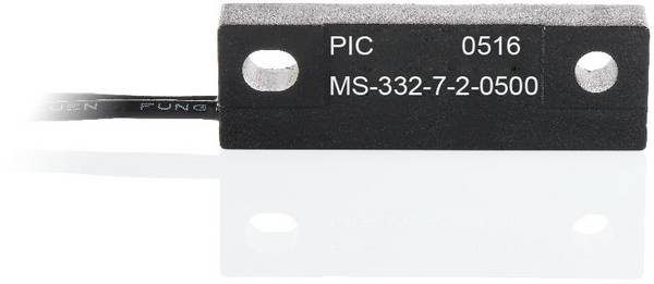 PIC MS-332-7-2-0500 MS-332-7-2-0500, jazýčkový kontakt, 1 rozpínací kontakt, 175 V/DC, 120 V/AC, 0.25 A, 5 W, 5 VA