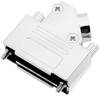 encitech D45ZK50-K 6561-0106-15 D-SUB pouzdro Pólů: 50 celokov 45 ° stříbrná 1 ks