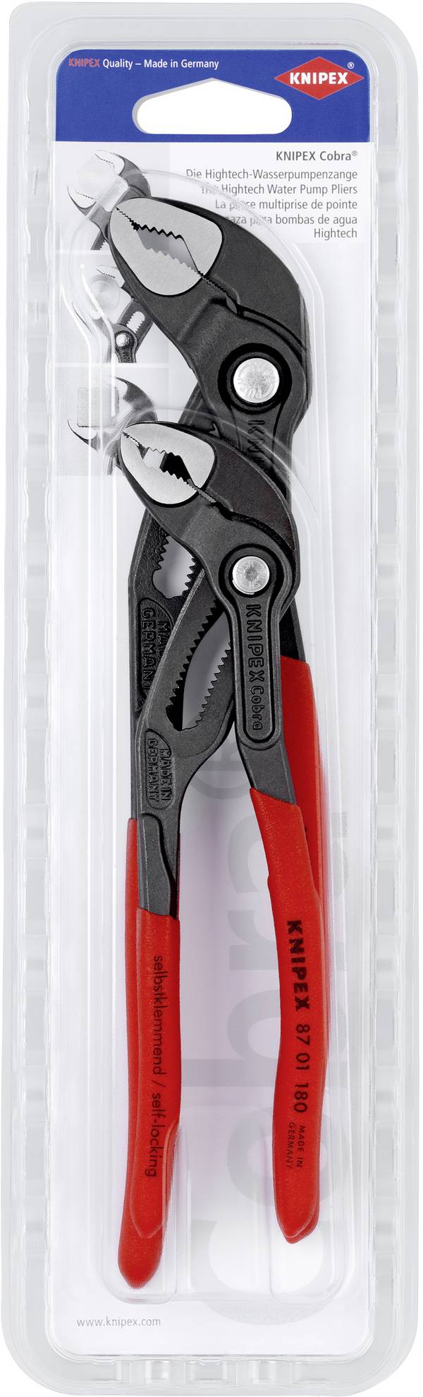 Knipex 00 31 20 V01 instalatérské SIKO kleště