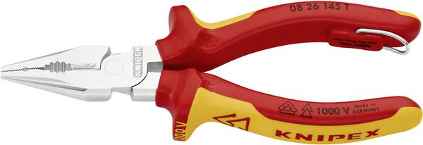 Knipex 08 26 145 T pro elektroniku a jemnou mechaniku kombinované kleště, 145 mm