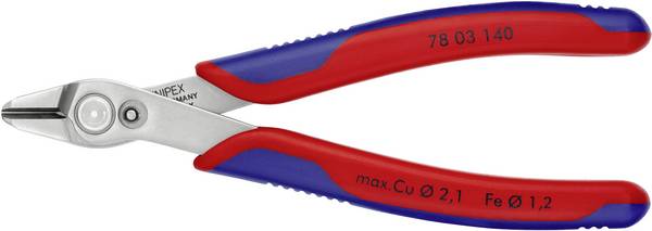 Knipex Super-Knips 78 03 140 pro elektroniku a jemnou mechaniku kleště na plošné spoje   144 mm