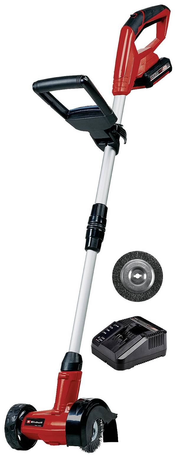 Einhell 3424051 GC-CC 18 Li Kit (1x2,0Ah) koště, čistič spár Nylon, ocel 18 V