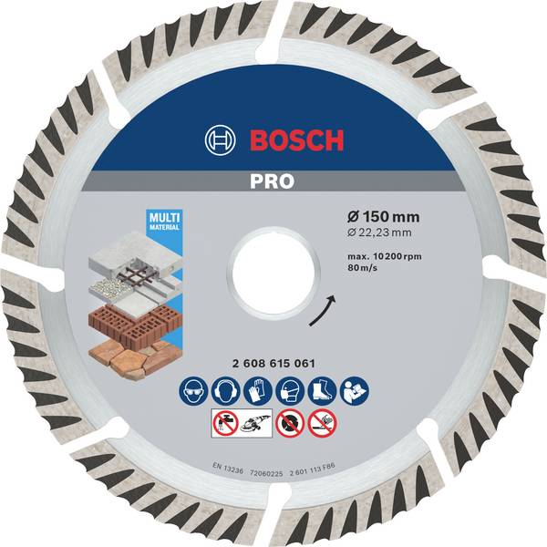 Bosch Accessories 2608615061 Standard for Universal Speed diamantový řezný kotouč Průměr 150 mm Ø otvoru 22.23 mm  1 ks
