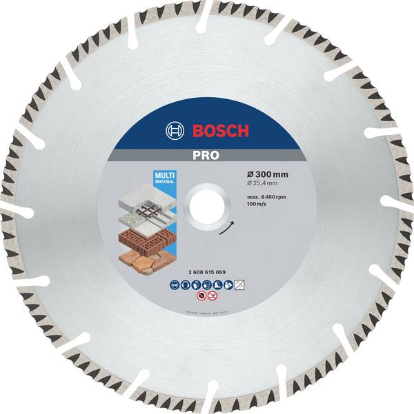 Bosch Accessories 2608615069 Standard for Universal Speed diamantový řezný kotouč Průměr 300 mm Ø otvoru 25.40 mm  1 ks