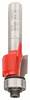 Bosch Accessories 2608629371 zaoblovací fréza, tvrdokov, půlkruhový oblouk, Délka 54.9 mm, Vnější Ø 16.7 mm, Pracovní délka 12.7 mm, Ø hřídele 8 mm