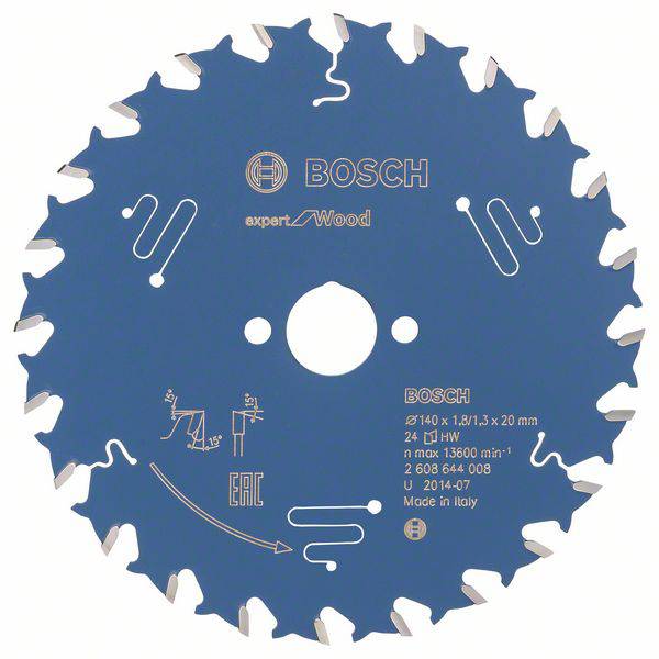 Bosch Accessories Expert for Wood 2608644008 pilový kotouč   140 x 20 x 1.3 mm Počet zubů (na palec): 24 1 ks