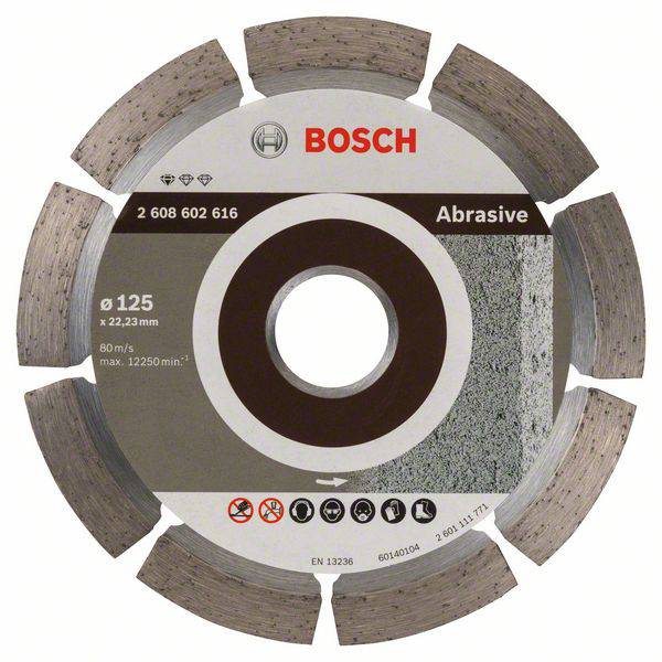 Bosch Accessories 2608602616 Standard for Abrasive diamantový řezný kotouč Průměr 125 mm Ø otvoru 22.23 mm Abrazivní materiály 1 ks