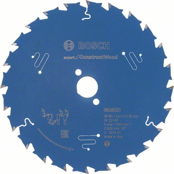 Bosch Accessories Expert for Construct Wood 2608644137 pilový kotouč   165 x 20 x 1.3 mm Počet zubů (na palec): 24 1 ks