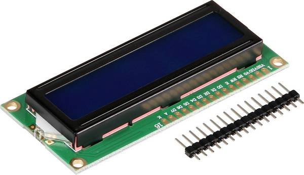 Joy-it com-lcd 16x2 modul displeje 6.6 cm (2.6 palec)  Vhodné pro (vývojové sady): Arduino, Raspberry Pi® s podsvícením displeje