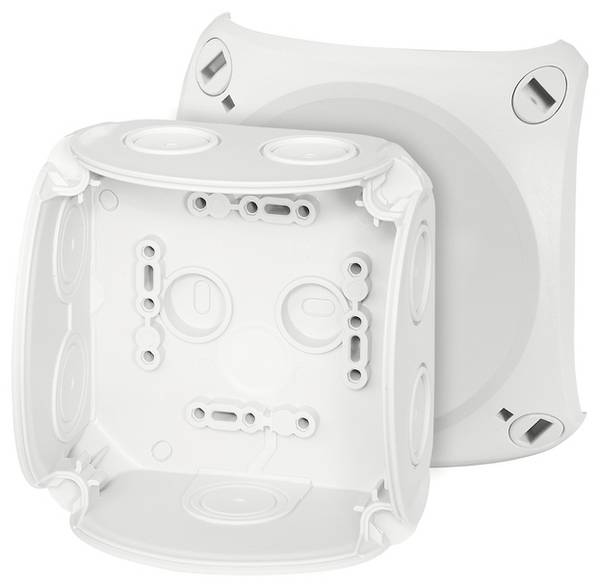 Hensel 62000002 rozbočovací krabice  (š x v) 104 mm x 104 mm šedobílá (RAL 7035) IP66 1 ks