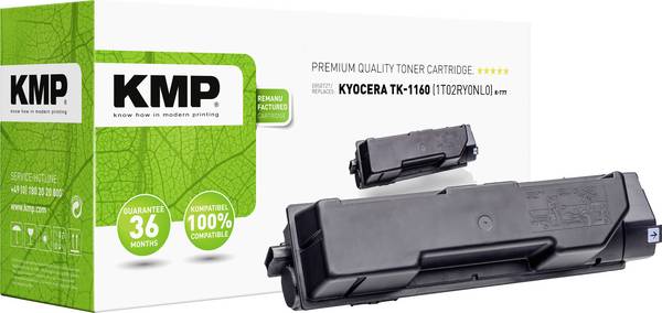 KMP Toner náhradní Kyocera TK-1160 kompatibilní  černá 8200 Seiten K-T77 2913,0000