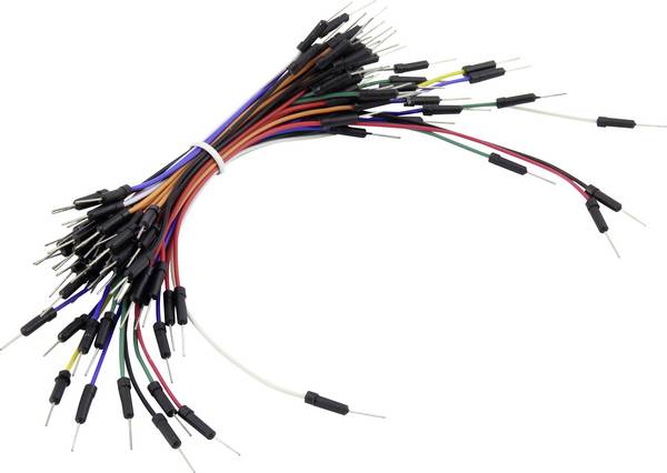 TRU COMPONENTS 98001c421 sada zásuvných můstků barevná Počet pólů 1 75 díly