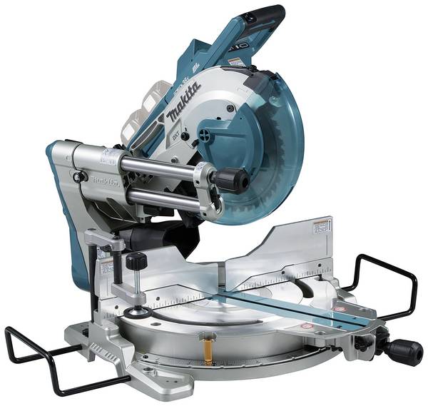 Makita DLS111ZU akumulátorová kapovací a pokosová pila , bez akumulátoru, průměr listu 260 mm, uchycení 30 mm