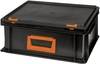 Alutec 139214110188 plastový box , Magnus PC 14, (š x v x h) 400 x 183 x 300 mm, černá, oranžová, 1 ks