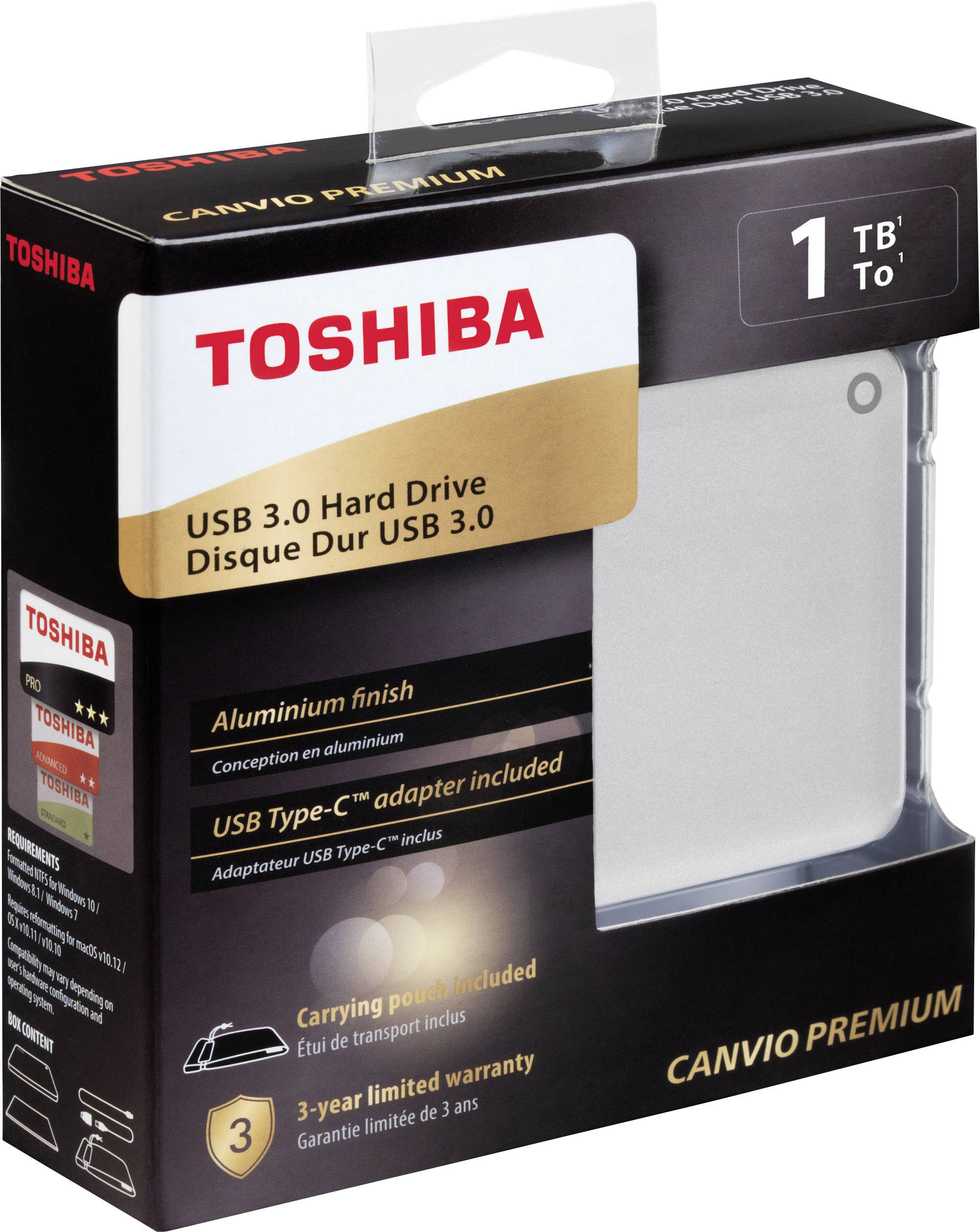 Обзор внешнего жесткого диска toshiba canvio premium