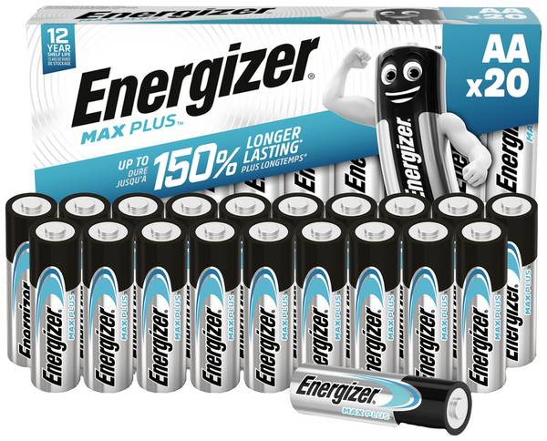 Energizer Max Plus Industrial tužková baterie AA alkalicko-manganová  1.5 V 20 ks