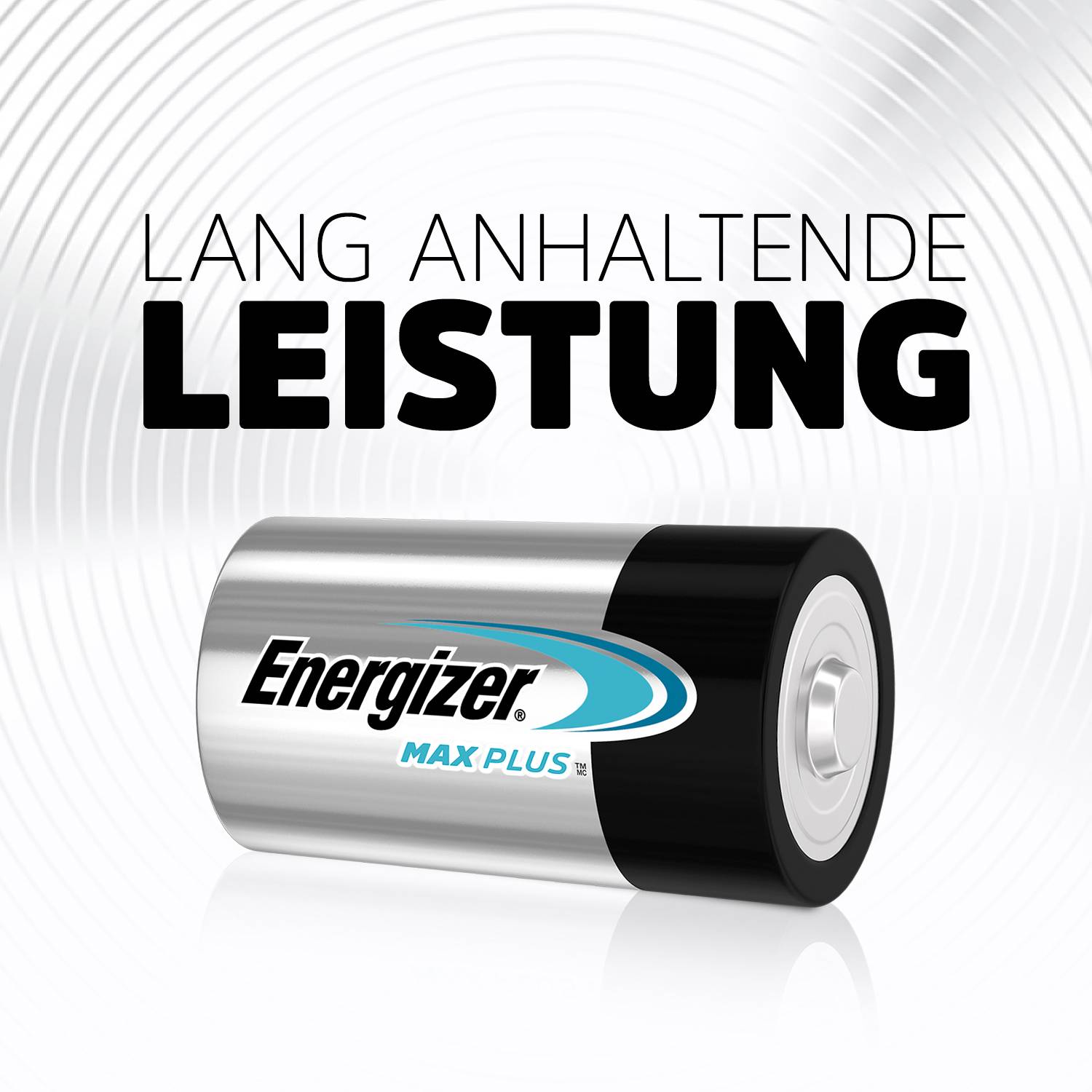 Baterie Energizer Max Plus s označením dlouhotrvající výkon.