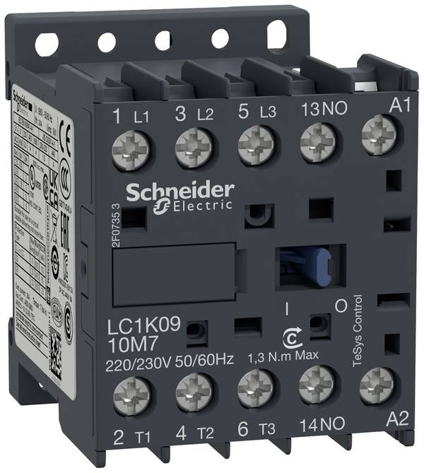 Schneider Electric LC1K0910P7 stykač 1 spínací kontakt 440 W 230 V/AC 9 A 1 ks