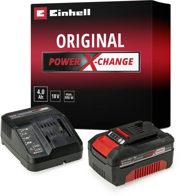 Einhell 4512042 Power X-Change PXC Starter Kit 18V 4Ah akumulátor do nářadí a nabíječka  18 V 4 Ah Li-Ion