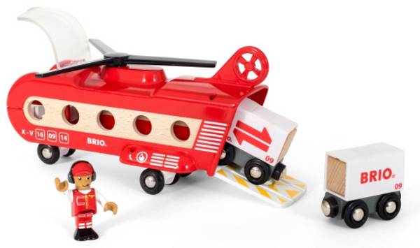Brio Eisenbahn-Transporthubschrauber 33886