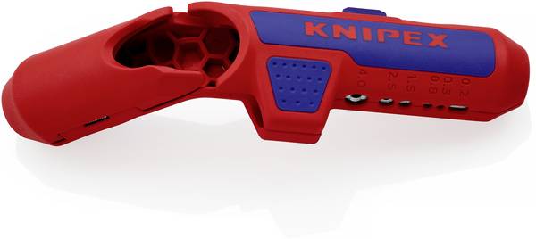 Knipex 16 95 02 SB ErgoStrip  odizolovací nástroj Vhodné pro odizolovací kleště Kulaté kabely , Kabel do vlhkých prostorů , datový kabel , koaxiální kabel 4.8 do 13 mm 0.2 do 4 mm²