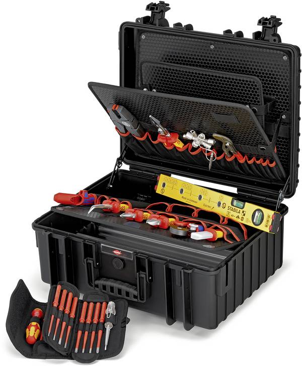 Knipex Robust 34 Elektro, 00 21 36 kufřík s nářadím, 26dílná
