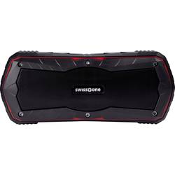 Bluetooth® reproduktor swisstone BX 310 hlasitý odposlech, černá, červená