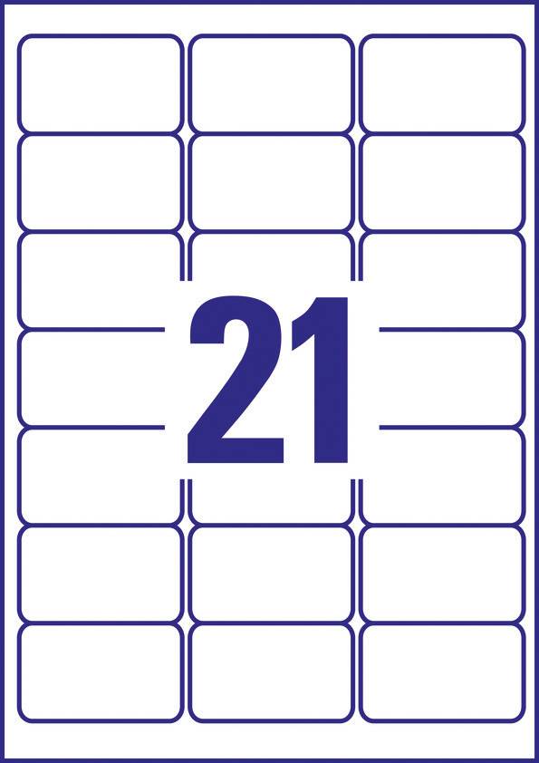 Grafika s číslem '21' uprostřed, obklopená bílými obdélníky uspořádanými v mřížce 4x6.