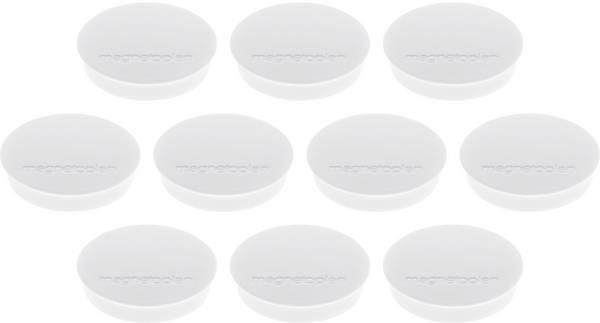 magnetoplan magnet Discofix Standard (Ø x v) 30 mm x 8 mm kulatý bílá 10 ks 1664200