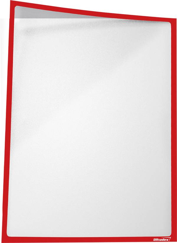 Ultradex 889005 informační rámeček magnetický červená (š x v) 225 mm x 312 mm DIN A4